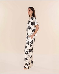 Gingerlilly - Wren Recycled Silky Satin Floral PJ