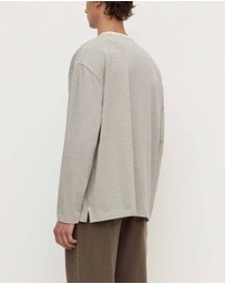 Assembly Label - Malone Stripe Long Sleeve Tee