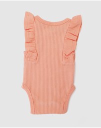 WITH LOVE FOR KIDS - Shimmy Wide Rib Tank Onesie - Babies