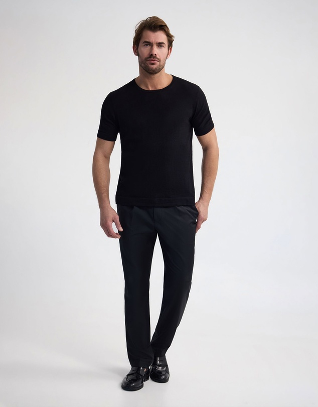 Oxford - Theodore Crew Neck Knitted T-Shirt