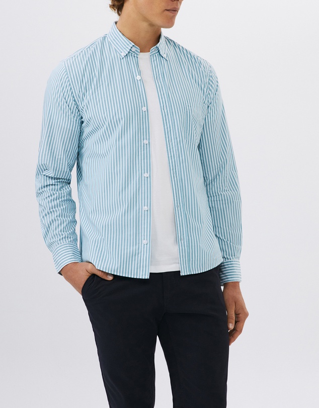 Van Heusen - Washed Poplin Casual Shirt