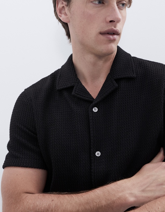 UNISON - Open Weave Regular Fit Shirt