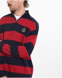 Vintage by The Real Deal - Pre Loved - Vintage 90s Lauren Ralph Lauren Quarter Zip Knit Sweater