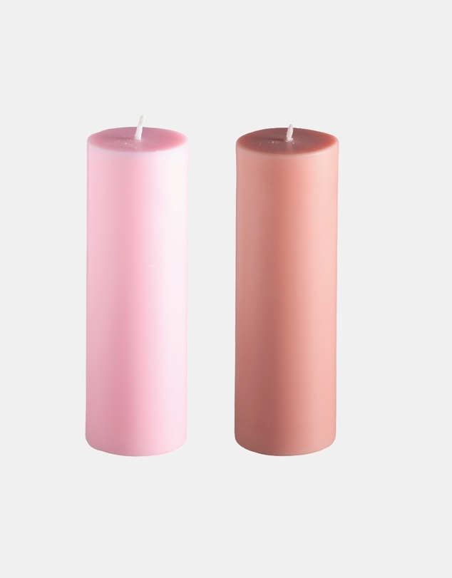 porter green - escc medium pillar candle soy-blend unscented candles