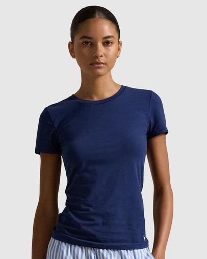 Polo Ralph Lauren - Club Cotton Short Sleeve Crew Neck Sleep T-Shirt