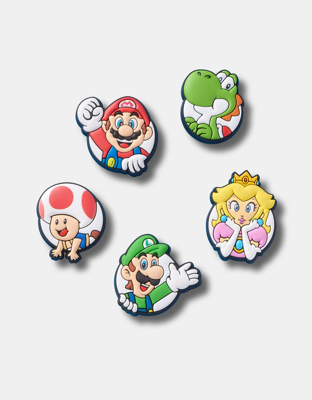 Crocs - 5-Pack Super Mario Core Jibbitz - Kids-Teens