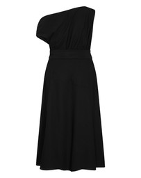 City Chic - Plus size Kate Off Shoulder Midi Dress - black