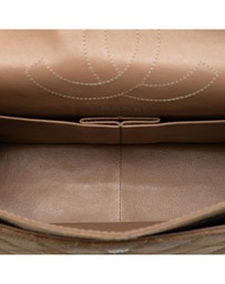 Pre-Loved by Azura Reborn - Pre-Loved Reissue 2.55 Aged Metallic Calfskin Double Flap 227