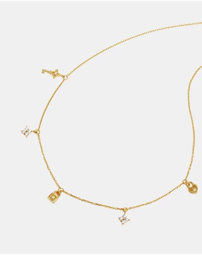 By Charlotte - Love Unlocked Charm Choker