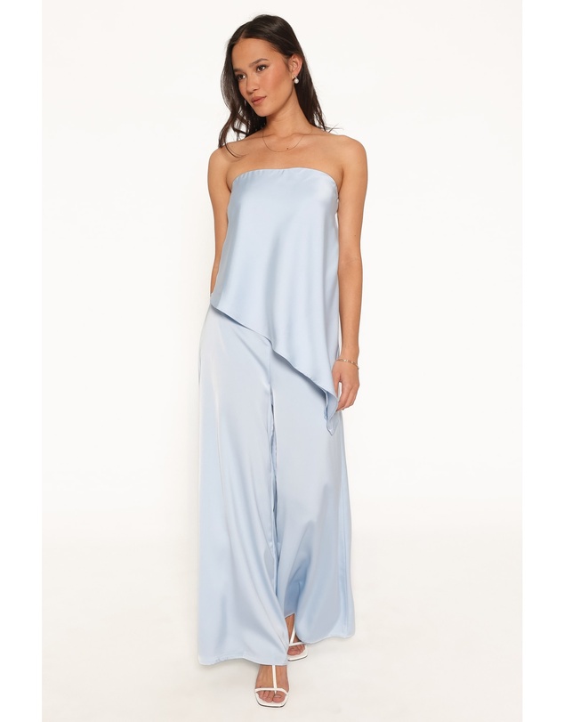 Petal & Pup - Charmer Wide Leg Pant - Light Blue