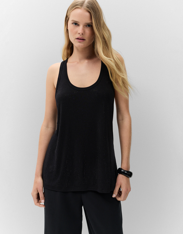 UNISON - Metallic Racer Tank