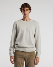 Calibre - Crew Neck Merino Sweater Salt