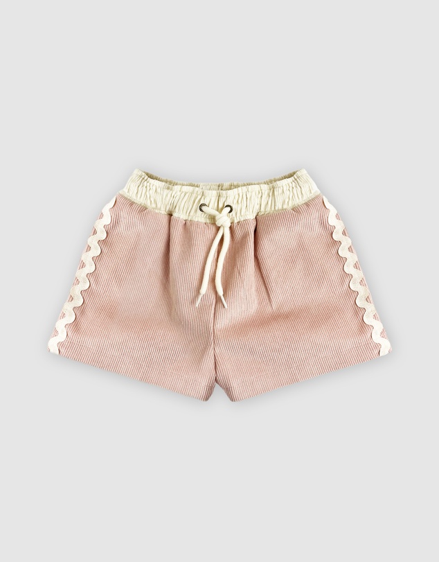 Banabae - Ric Rac Cord Short Kids - Mauve