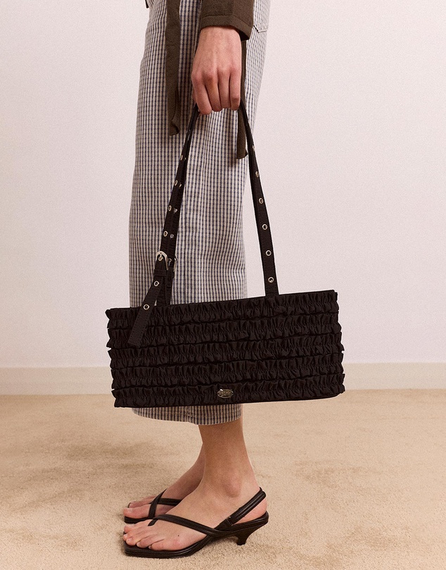 Damson Madder - Sophia Ruffle Bag