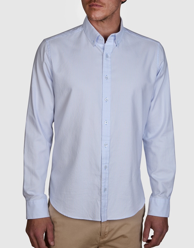 Abelard - Oxford Sofritto Stripe Slim Fit Shirt