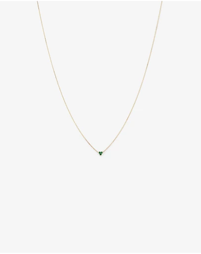 Michael Hill - Emerald Trio Necklace in 10kt Yellow Gold