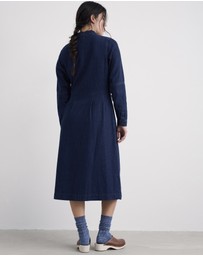 Seasalt - Seasalt Cornwall Blue Outlines Shirt Dress