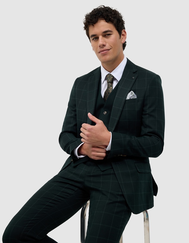 Politix - Baxter Windowpane Tailored Jacket