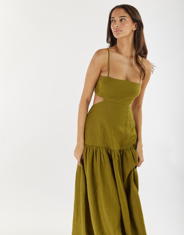 Amelius - Nathalie Linen Maxi Dress