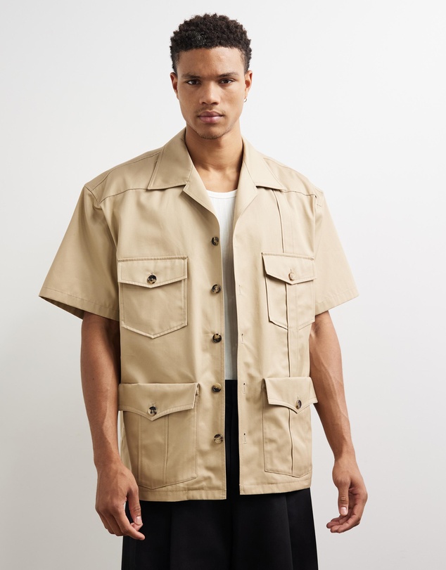 Recto - Matt Cotton Multi Pockets Shirt