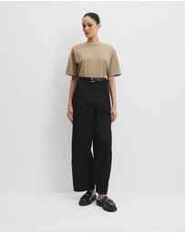 Country Road - Skinny Solid Buckle Belt