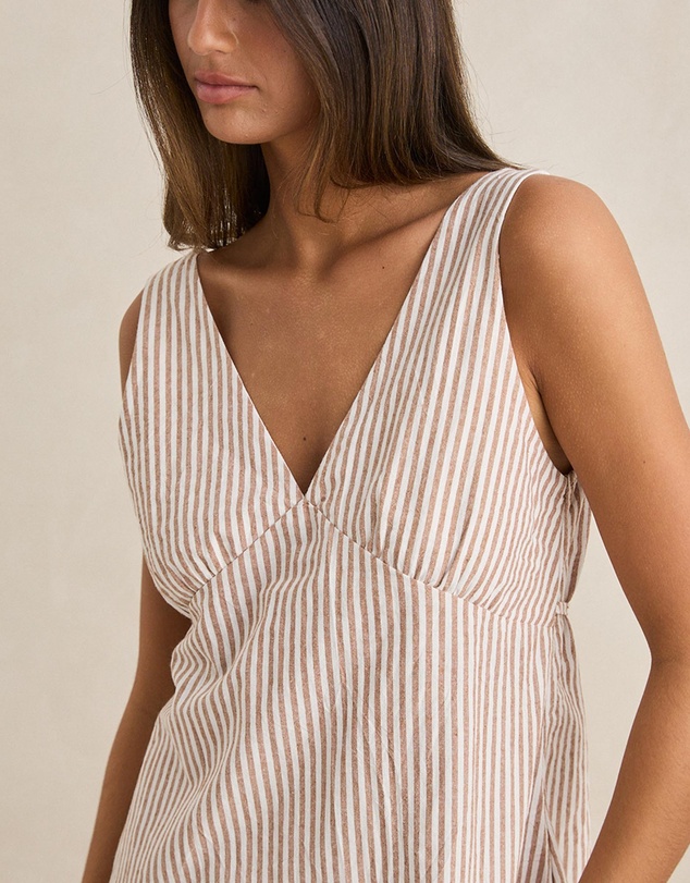Rhythm - Valley Stripe Mini Dress - Iconic Exclusive