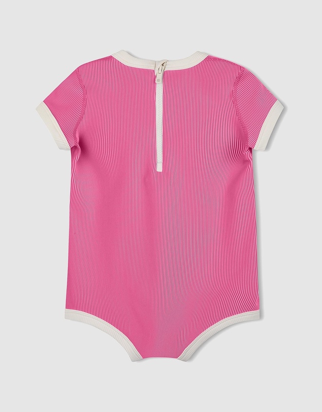 Zulu & Zephyr Mini - Mini Stripe Rib Infant Onesie - Babies-Kids