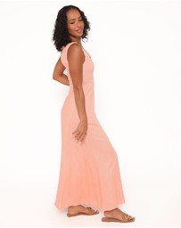 Petal & Pup - Amalie Maxi Dress - Pastel Peach
