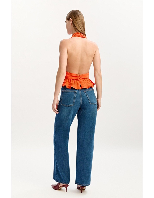 Bardot - Amala Pleated Halter Neck