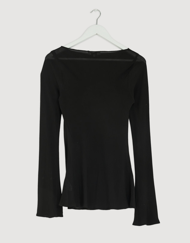 Revibe - Repaired Minima Esenciales Olen Sheer Layered Top - AU 10