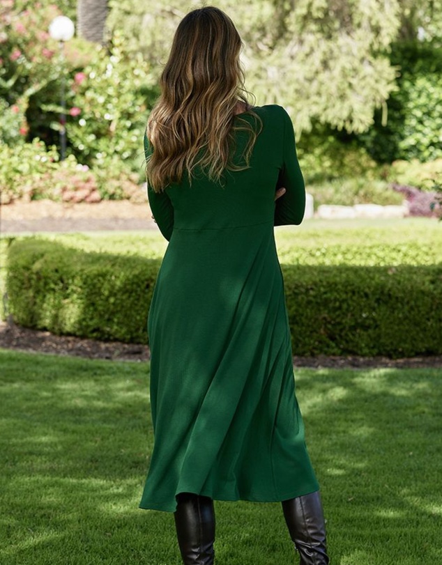 Bamboo Body - Ribbed Olivia Dress