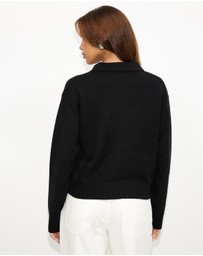 Dazie - Freya Knit Polo