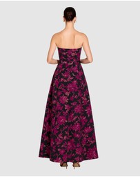 Romance by Honey and Beau - Matteau Pleated Off Shoulder Dress