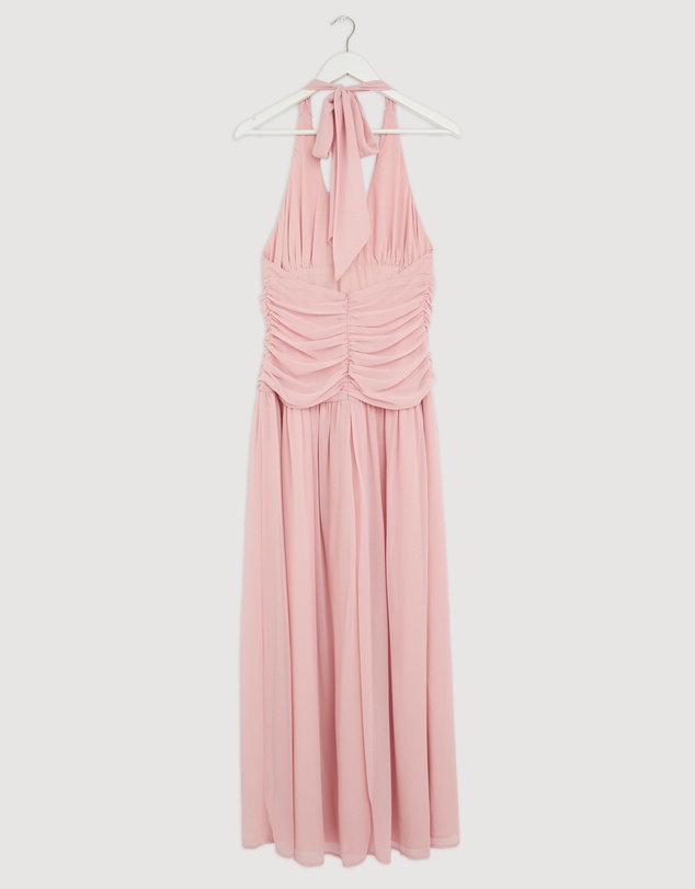 Revibe - Repaired CHANCERY Talara Halter Maxi Dress - AU 10