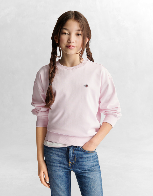 Gant - Shield Oversize Crew Neck Sweatshirt