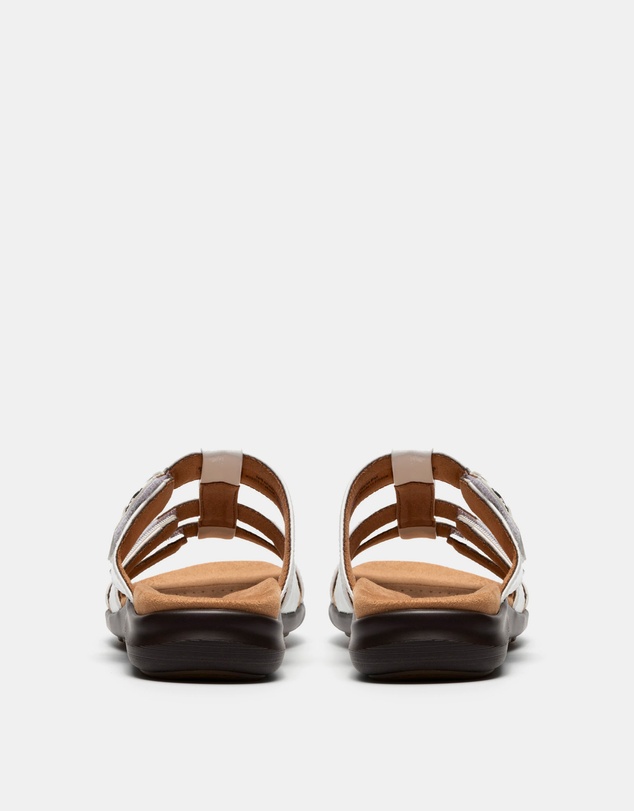 Clarks - Kitly Pearl White