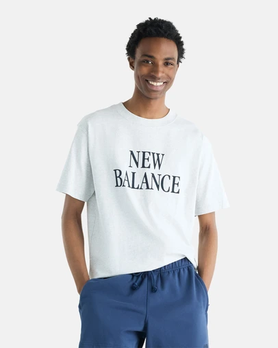 New Balance - Athletics Flocked Logo T-Shirt
