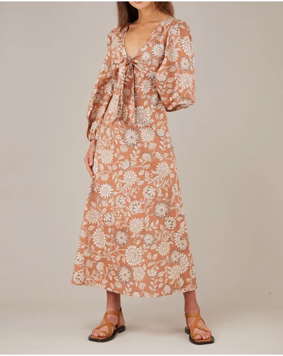 Amelius - Folklore Linen Dress