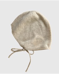 SILK MAGNOLIA - 100% Cashmere Baby Bonnet