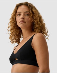 Naturana - Saturday Wirefree Wide Strap Organic Cotton Bra