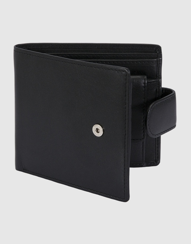 DENTS - Nappa Leather Billfold Coin Wallet with RFID Protection