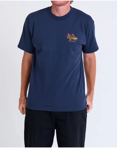 Brixton - Flaming Wheels Short Sleeve Tee