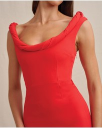 BY JOHNNY. - Talia Twist Midi Dress