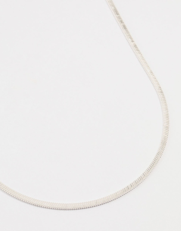 Lovisa - Silver Plated Clean Snake Chain Necklace