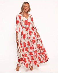 Petal & Pup - Kelda Dress - Red Floral