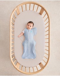 Love to Dream - Swaddle Up™ Transition Bag 1.0 TOG Cotton Powder Blue Twinkle