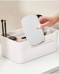 Joseph Joseph - Viva Large Cosmetic Organiser with Removable Mirror (Shell)