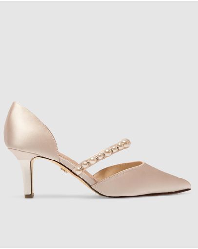 PEARL ROSE CRYSTAL SATIN