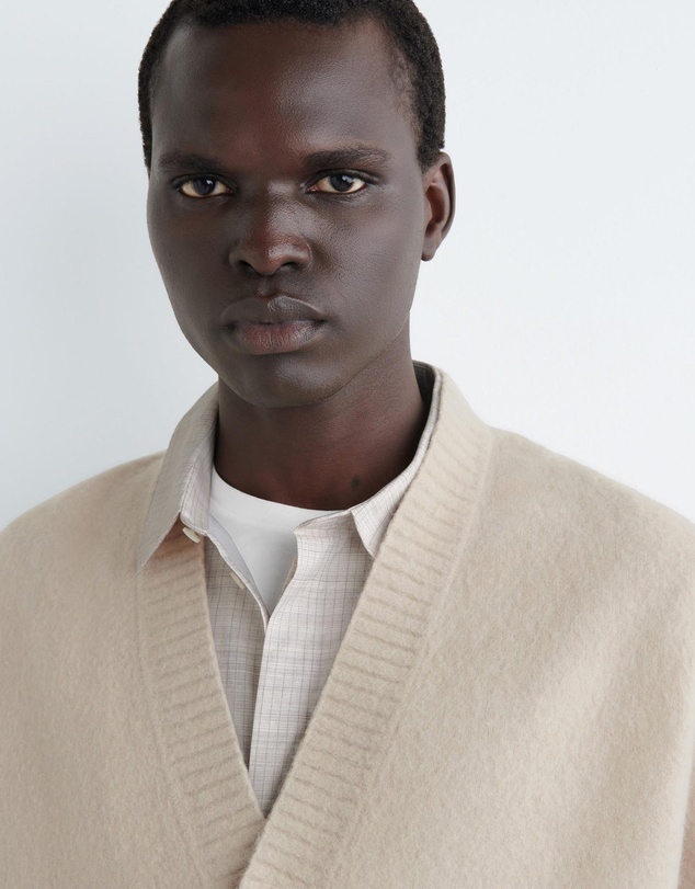 COS - Brushed-Wool V-Neck Cardigan
