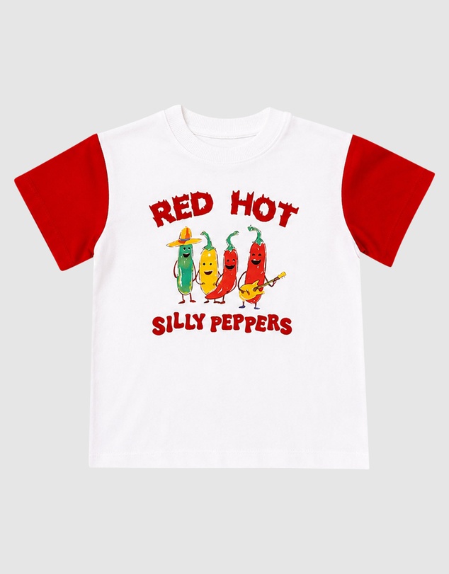 Rock Your Kid - Milo Tee in Fiery Red
